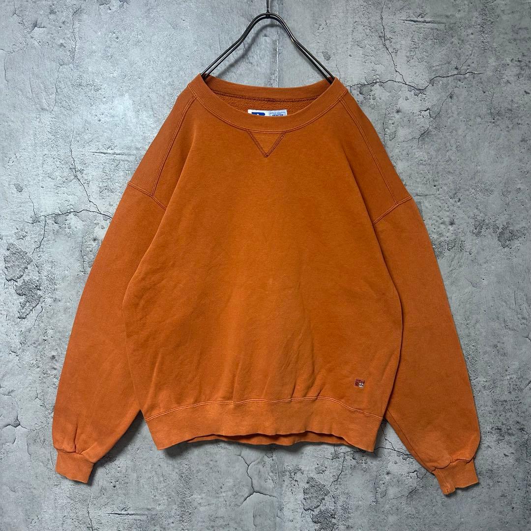 【超人気◎】RUSSELL ATHLETIC　スウェット　無地　USA製　90s