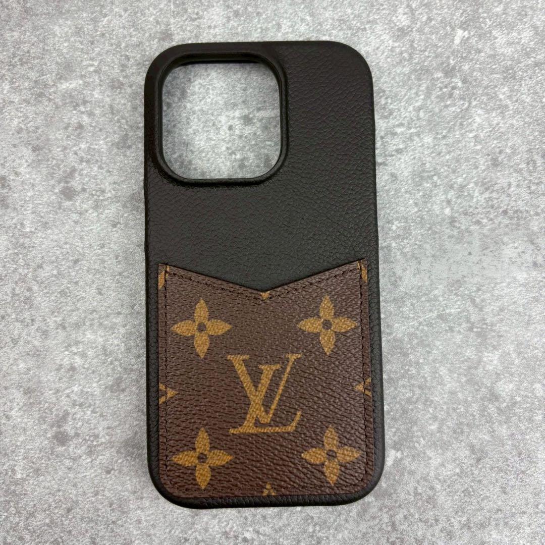 極美品 ルイヴィトン iPhone14PRO バンパー スマホケース モノグラム