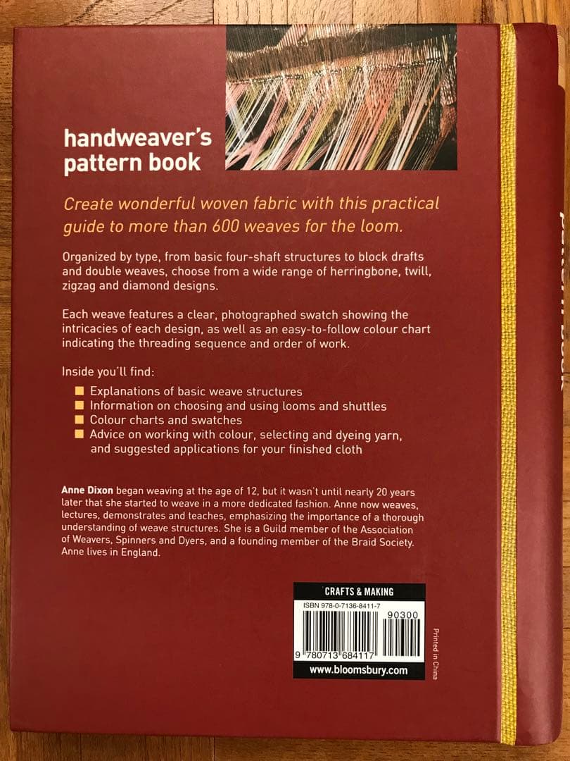 ANNE DIXON  『Handweaver's Pattern Book』