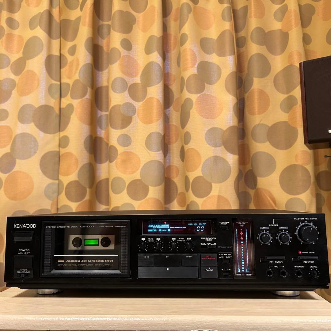 KENWOOD KX-1100G カセットデッキ　※要詳細確認