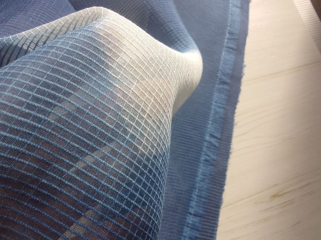 J*帯様 小千谷 夏物 反物 ●長さ 約12m ●巾 約38cm 【美品】