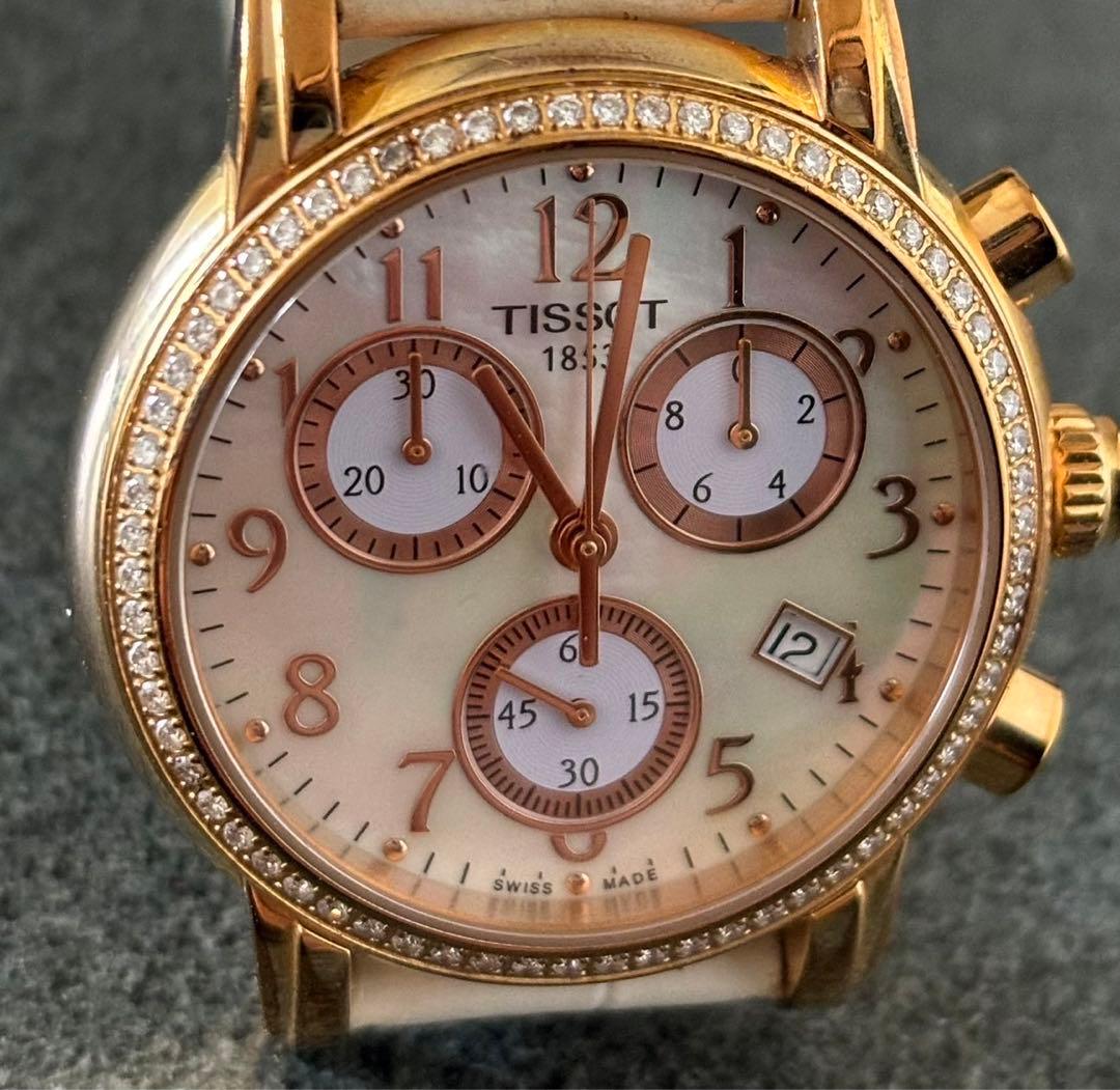 Tissot:レディース、クオーツ腕時計、電池交換済み