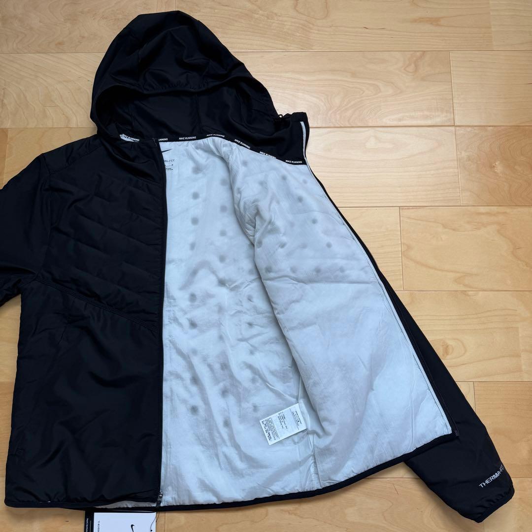 NIKE ランニングジャケット　エアロレイヤージャケット　黒　ブラック　L 新品