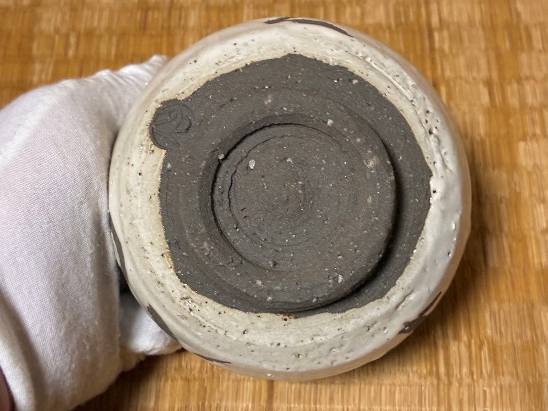 茶道具 蓬莱茶碗 漢字 【雪月花】人間国宝【清水 卯一】共箱