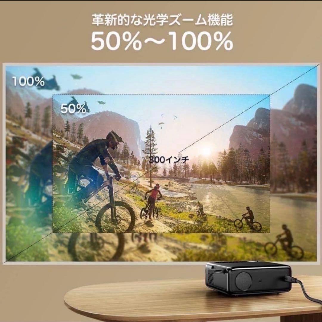 新品⭐️プロジェクター 小型 bluetooth スピーカー内蔵 ホームシアター