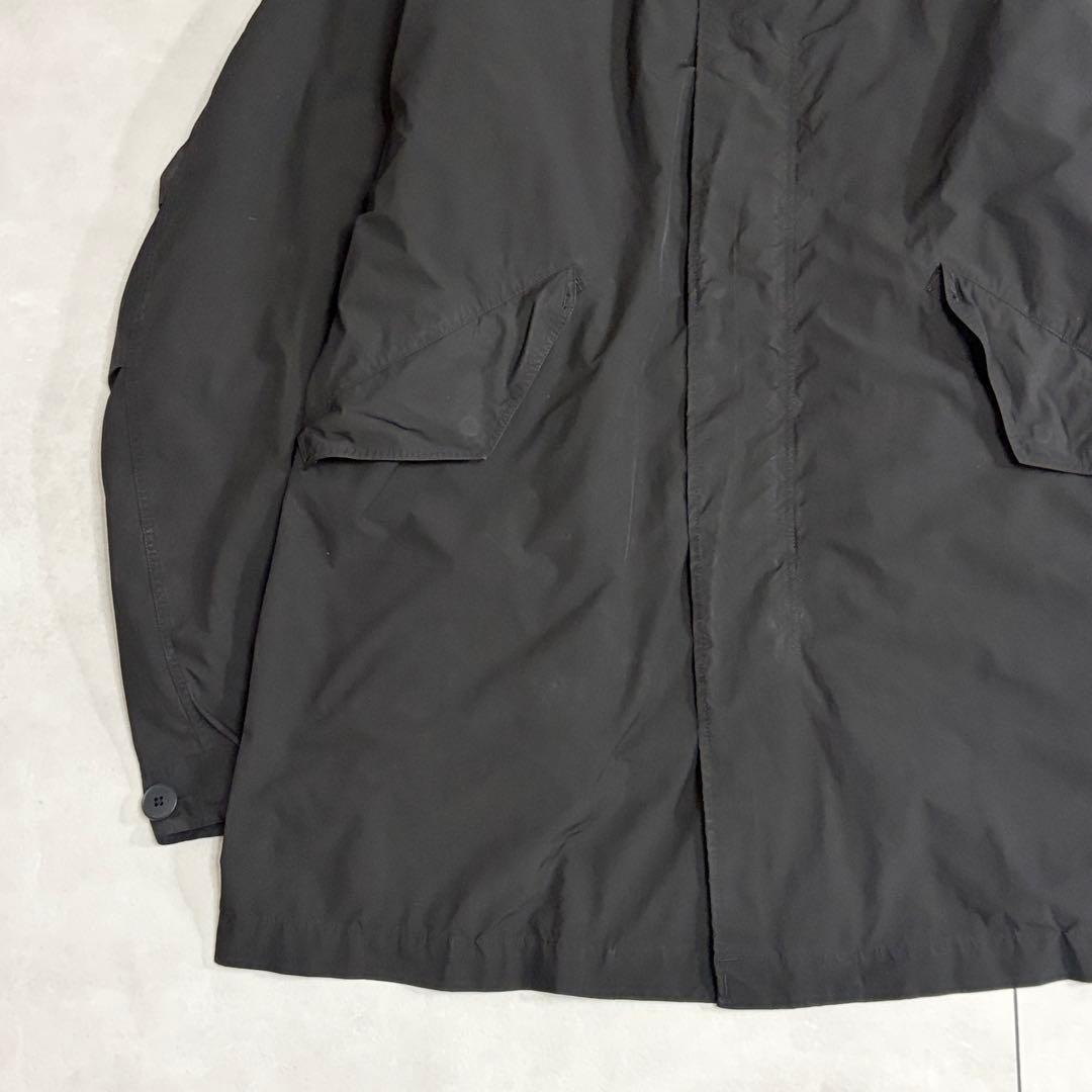 美品✨エイトン　2024　AIR WEATHER　ショートモッズコート　ブラック