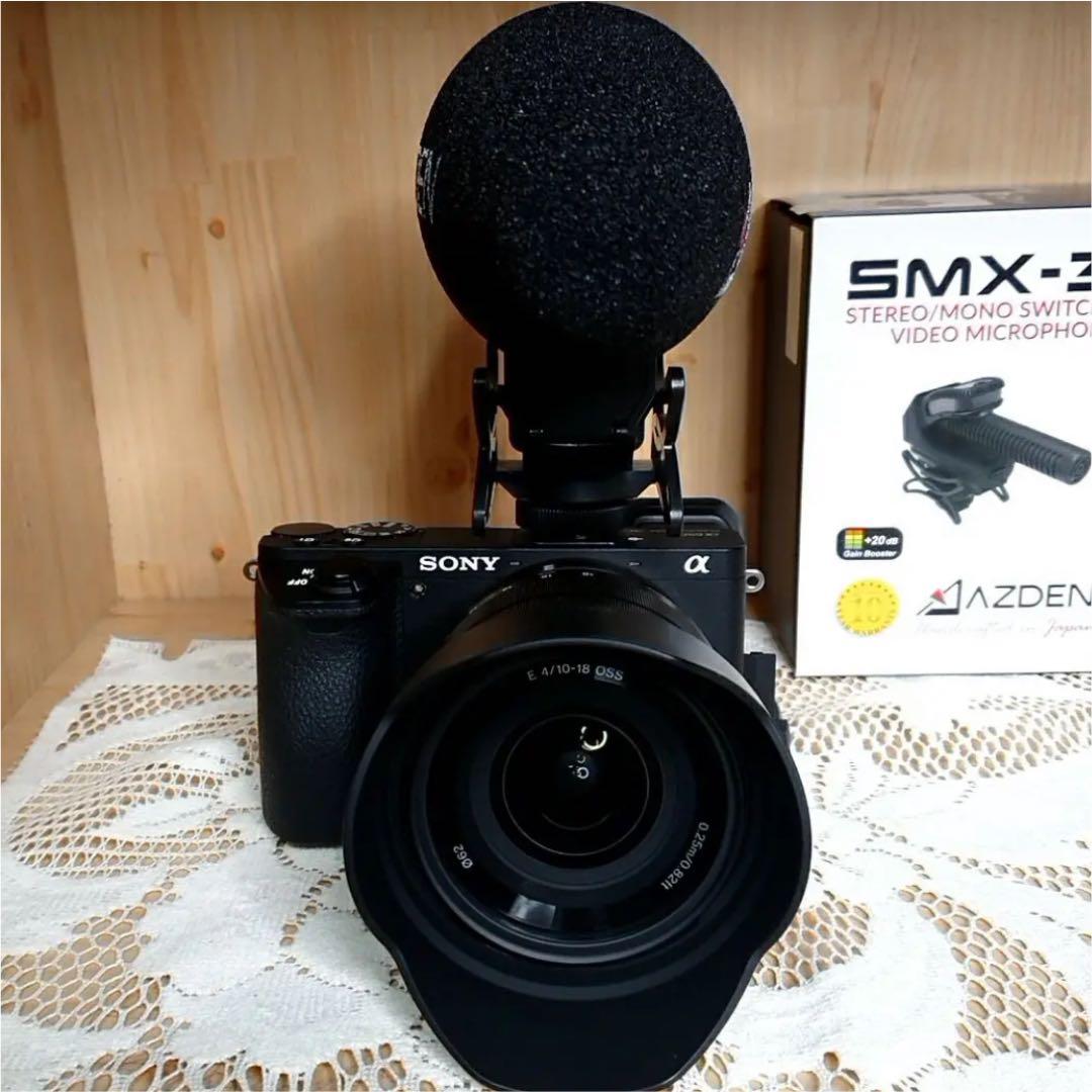 外部マイク！α6400やα6500などにピッタリ！動画撮影！動画投稿に最適！美品