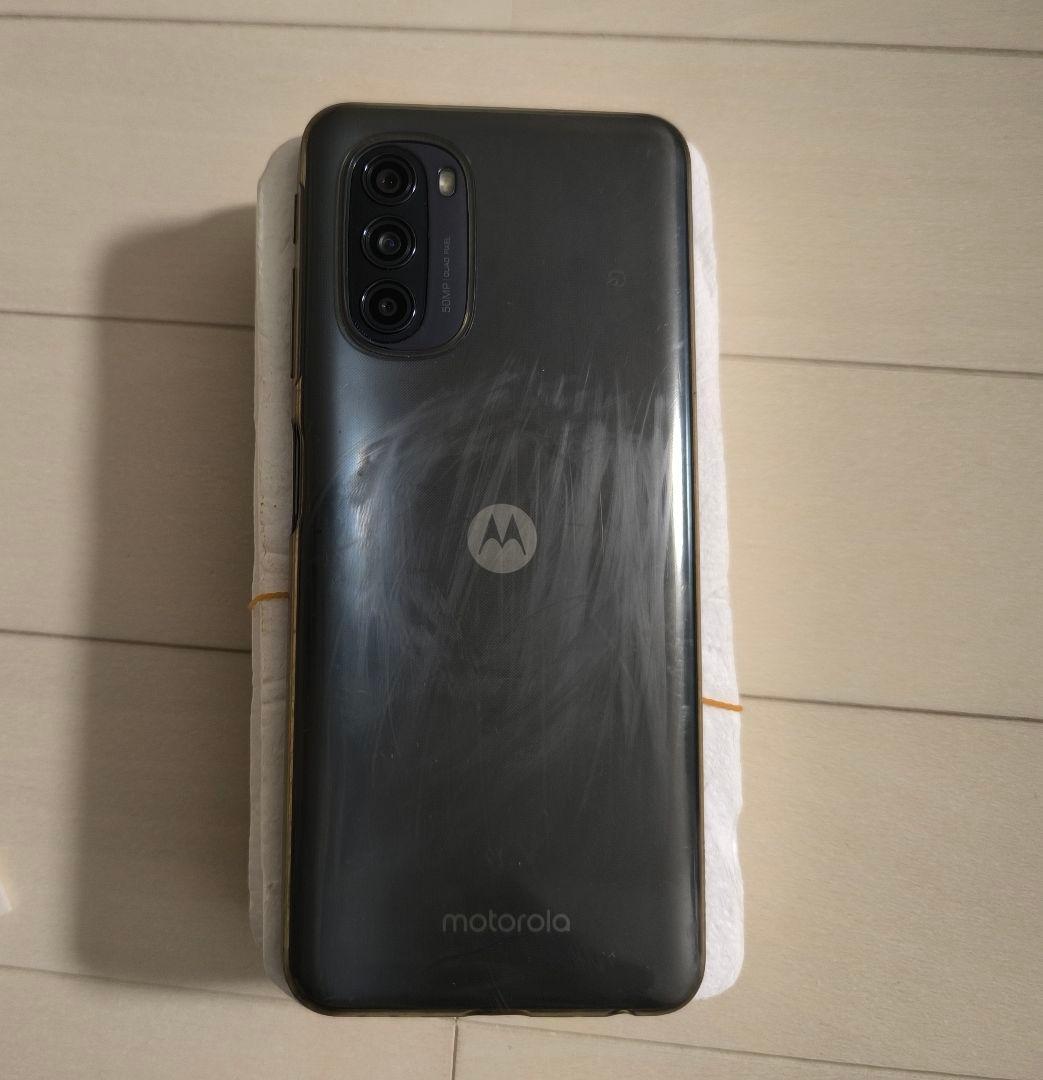 美品☆moto g52j 5g モトローラ android スマホ