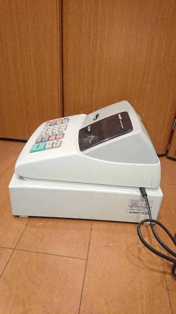 SHARP 電子レジスター XE-A127 店舗用品 レジ　ドロワーキー無し