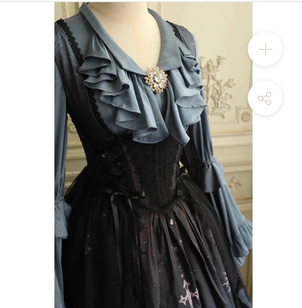 MANUSMACHINA 星降る夜の礼拝堂ジャンパースカートLサイズ海外ロリィタ