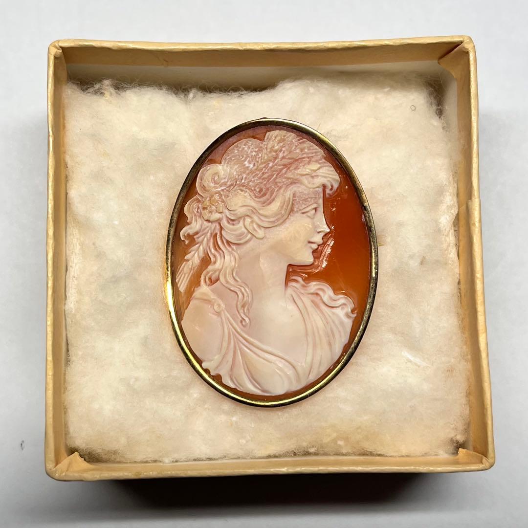 Donadio カメオ　ブローチ