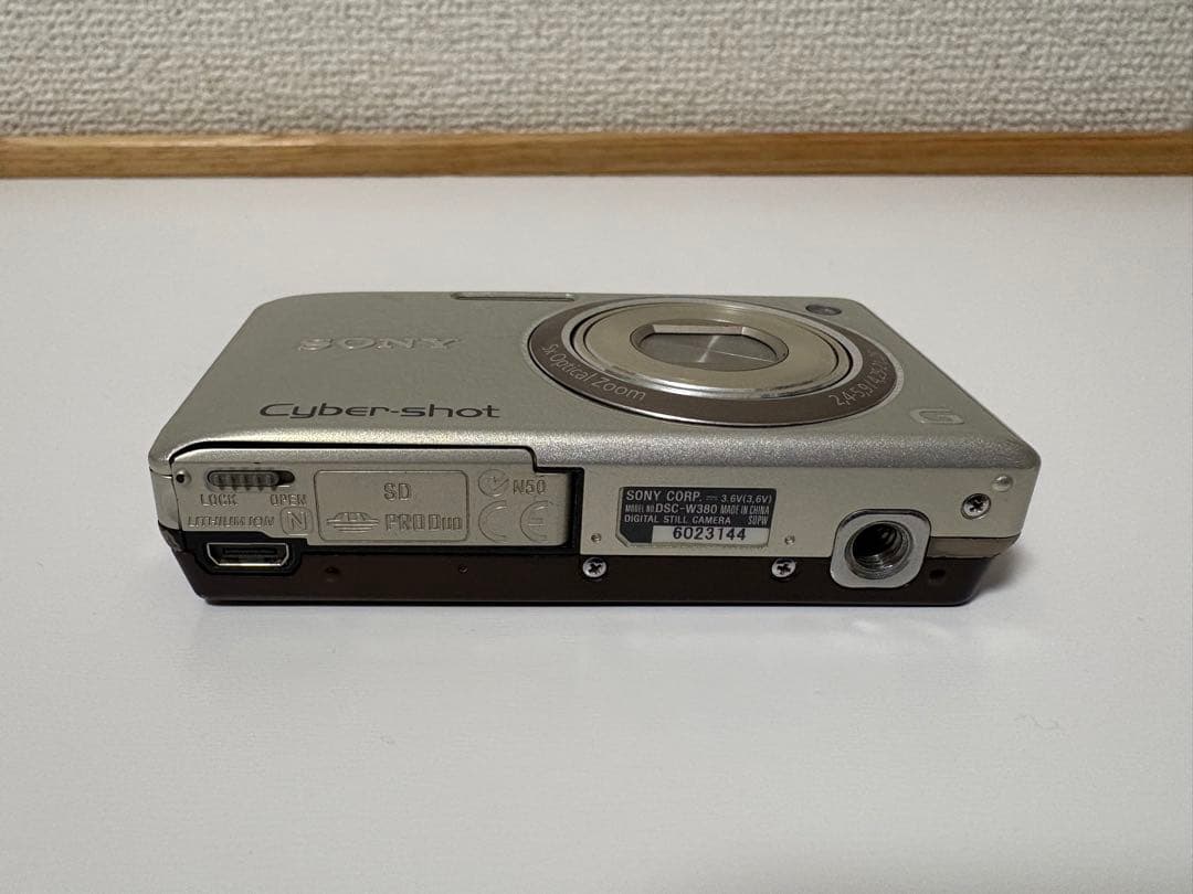 【SONY コンデジ】サイバーショット DSC-W380 ソニー