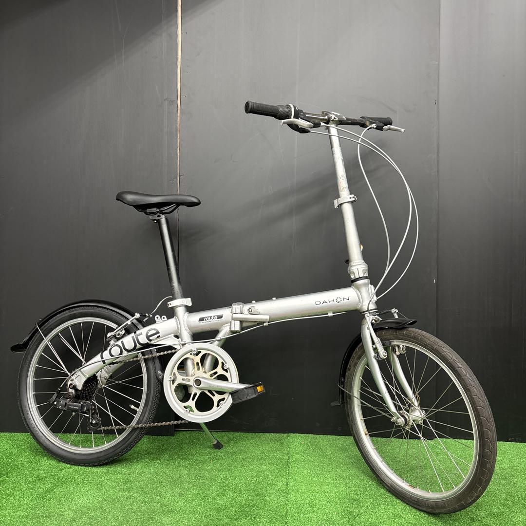 折りたたみ自転車 DAHON route シルバー
