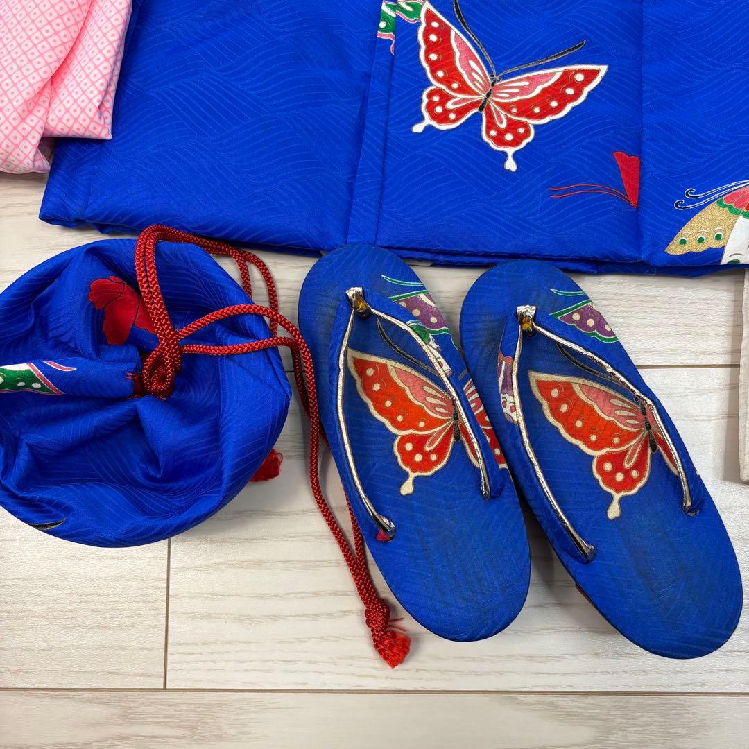 七五三 子供　着物　セット　3歳　被布　5点セット