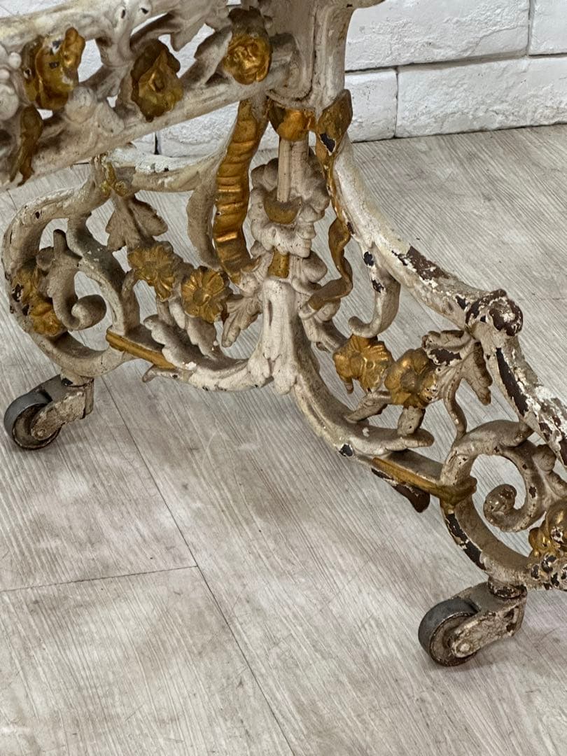 【東京都内23区配送無料】アンティーク　フランス製　ベビーベッド　什器　店舗　棚