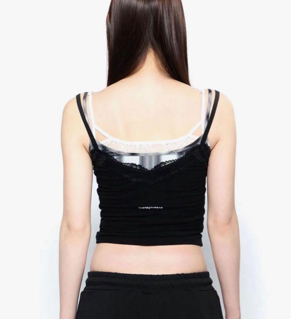 即日発送 S layered camisole 1 the red thread