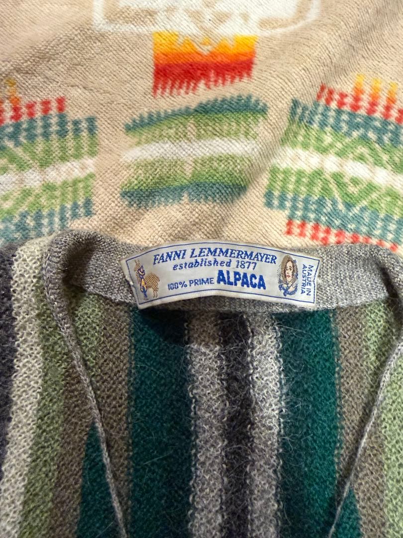 FANNI LEMMERMAYER レマメイヤー アルパカ ニット ベスト 緑