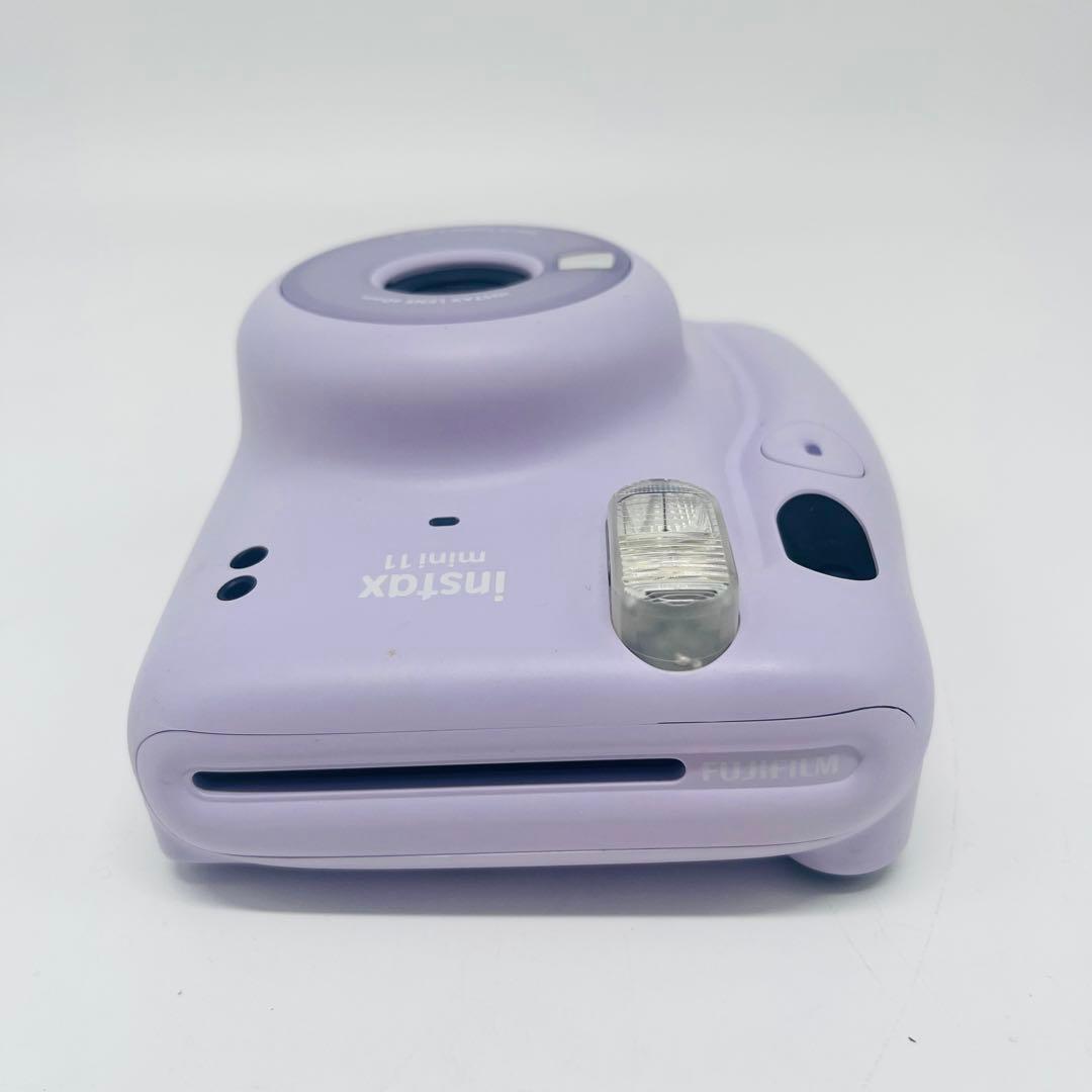 instax mini 11 チェキ　パープル　カメラ