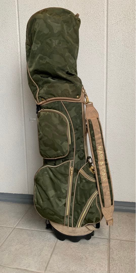 MARK&LONA スカル　カモプラージュ　キャディバッグ　スタンドバッグ