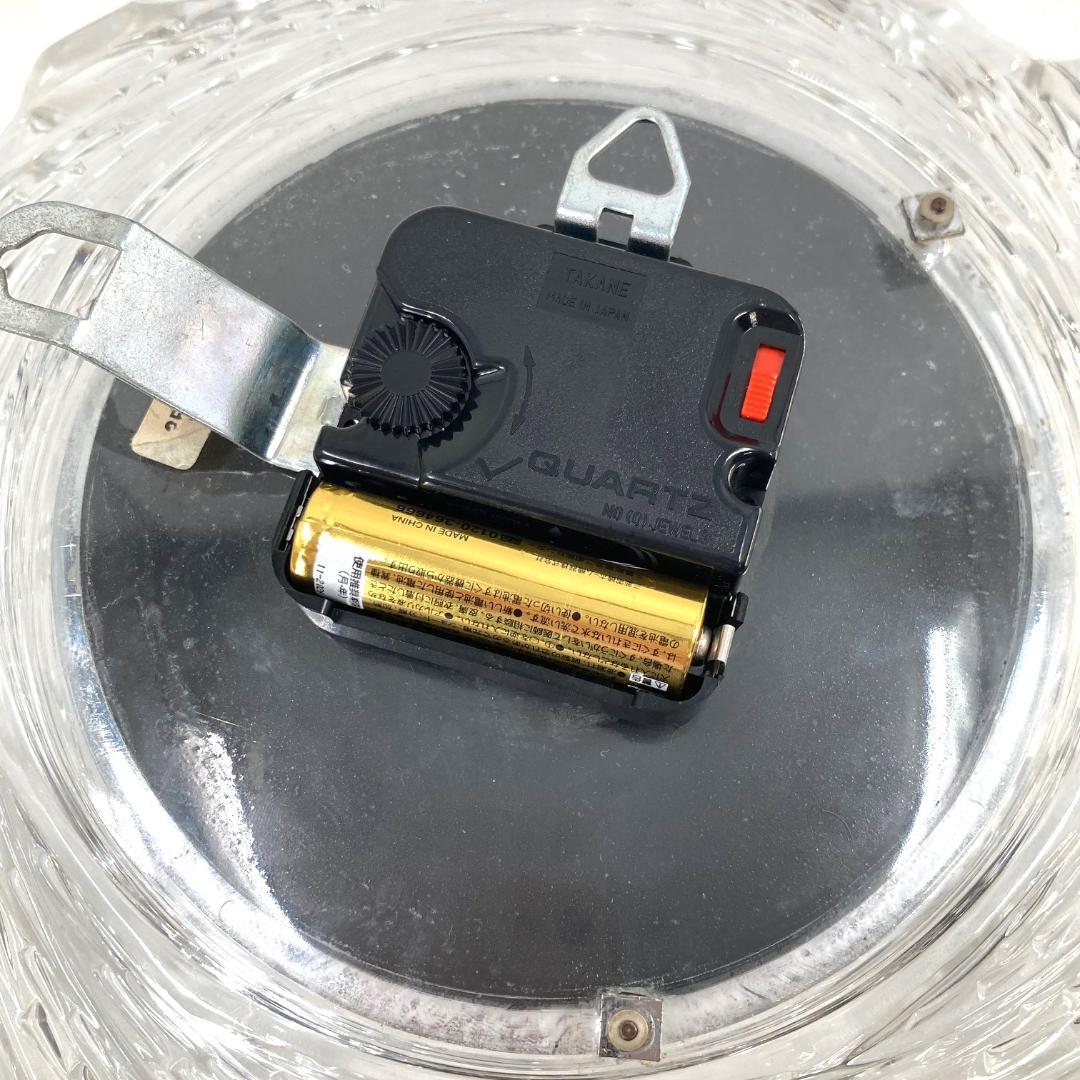 JUNGHANS ユンハンス　置時計　クリスタルガラス　動作確認済