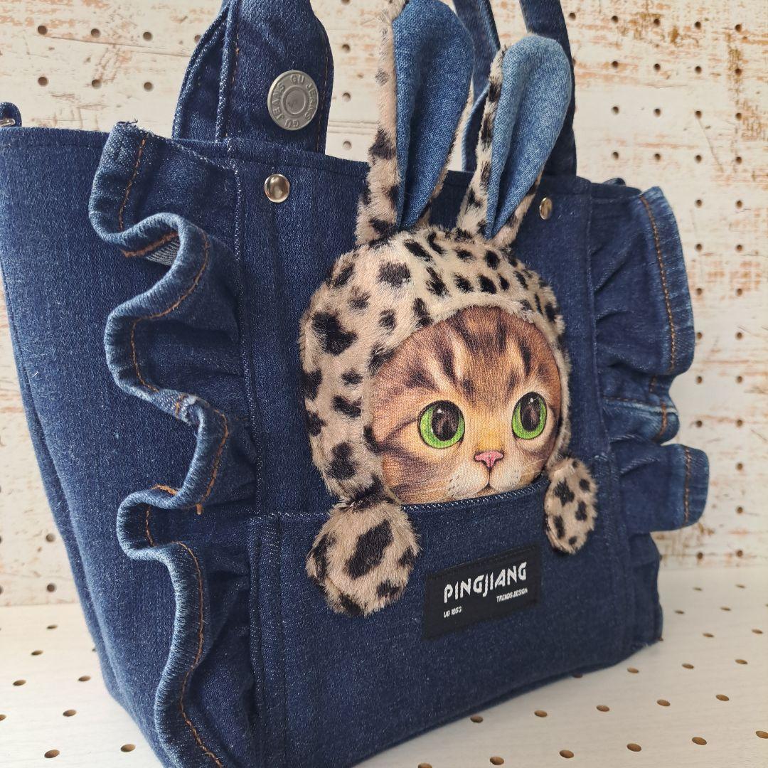 m*i様 コヤンイサムチョン　リトルサンダー　デニムリメイクトートバッグ