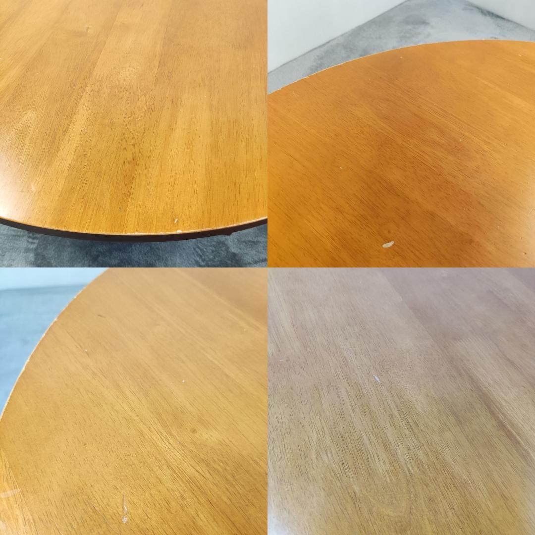 天然木製　丸テーブル　座卓　ちゃぶ台　レトロ　アンティーク　直径80 高さ30