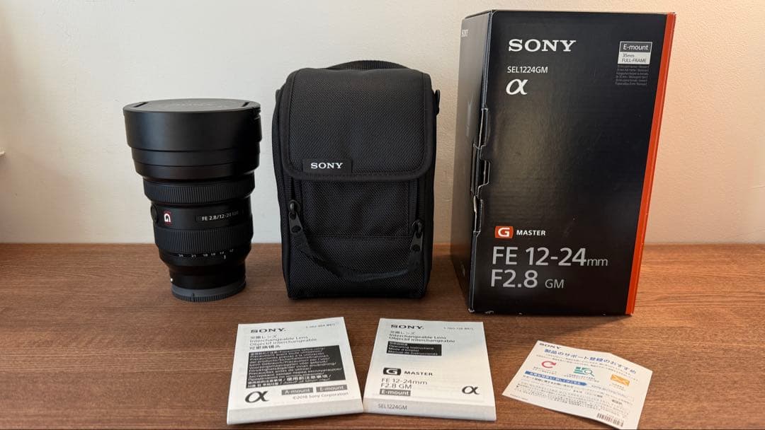 SONY FE 12-24mm F2.8 GM レンズ　レンズ表面無傷3回使用