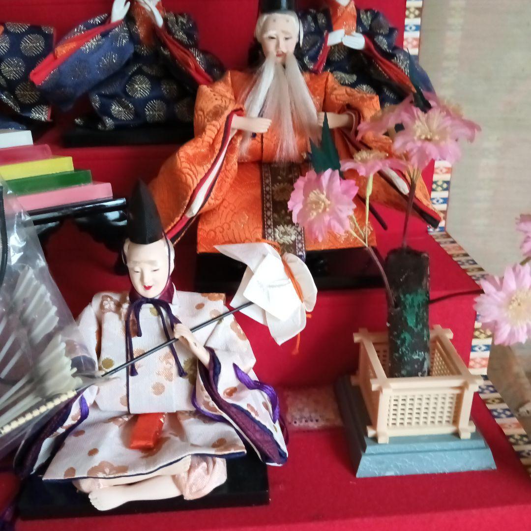 雛人形 三段式 伝統的な雛祭り