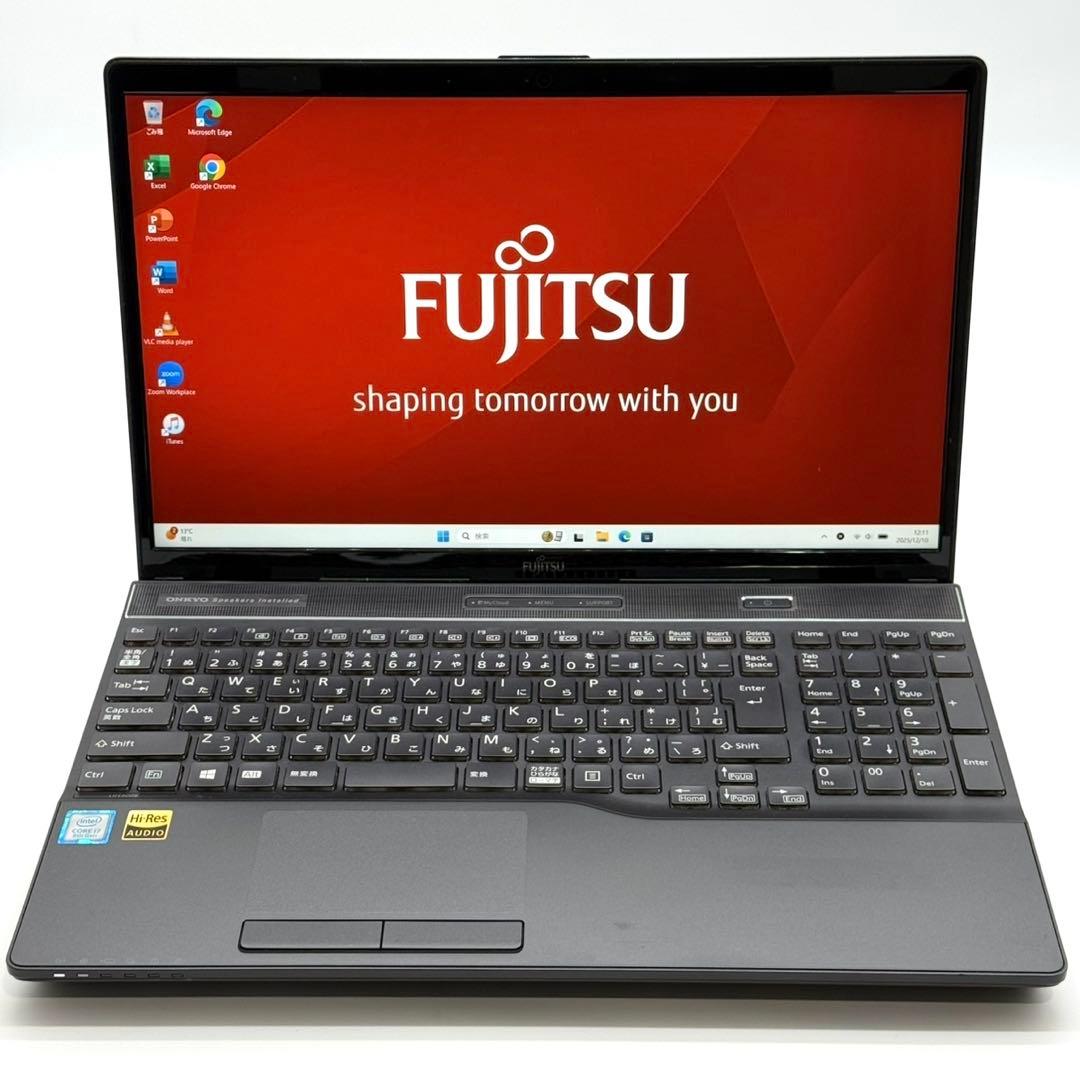 富士通 ノートパソコン 8世代 i7 新品SSD1TB Blu-ray 高音質