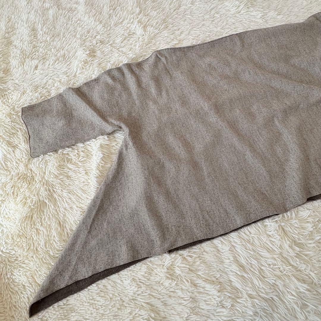 ヨーガンレール　変形ニットカーディガン　毛100% ワイド　ショールカラー　M