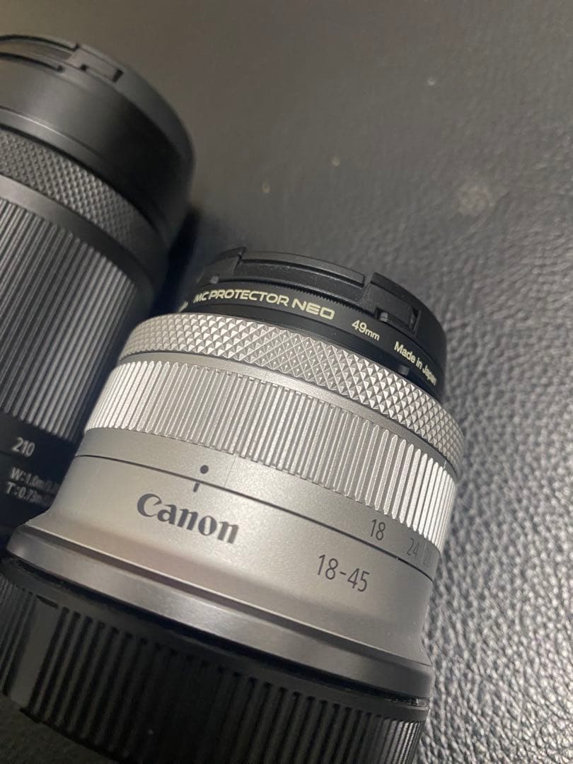 canon RF 18-45 55-210 ズームレンズセット　美品 キャノン