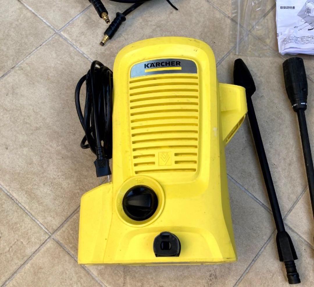 KARCHER★ k2ユニバーサルエディション高圧洗浄機 本体とノズルセット