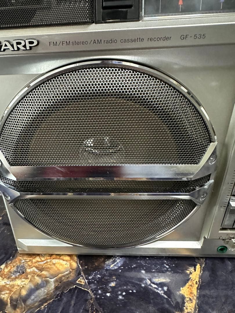 美品 SHARP シャープ GF-535 ラジカセ ラジオ動メンテナンス済み