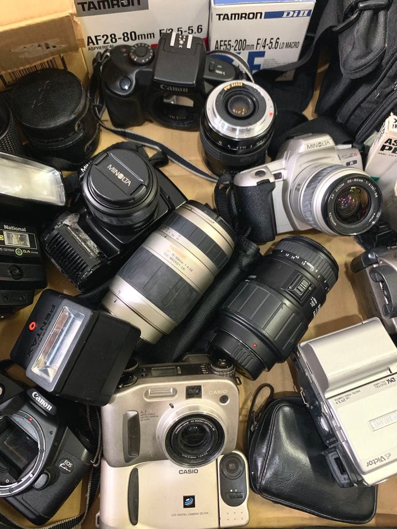 【まとめ売り】フィルムカメラ デジカメ ニコン キヤノン 他 ジャンク品