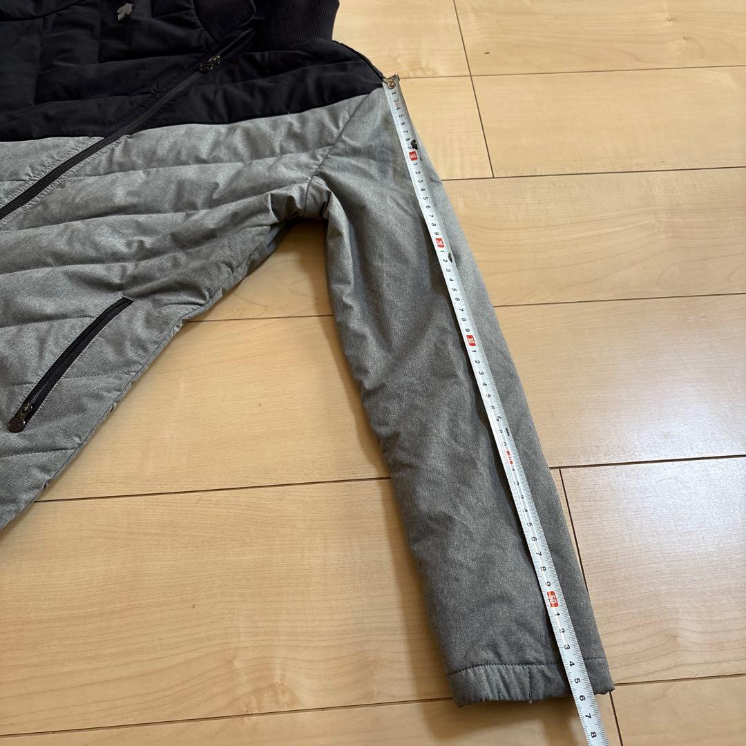 デサント　DESCENTE ゴルフ　中綿　ダウン90% ジャケット　M グレー黒