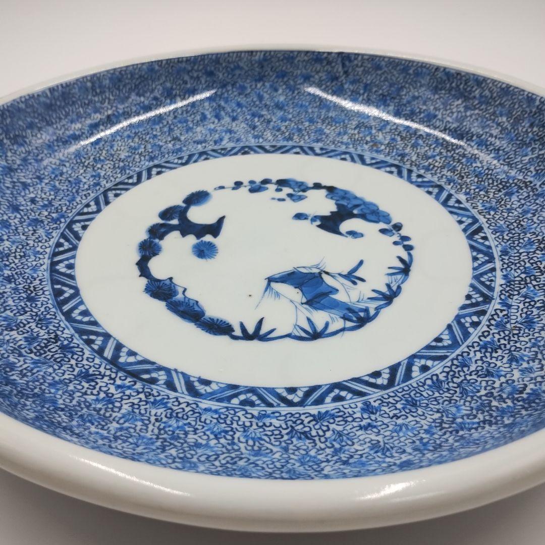 a【！！貴重！！】 太明成化年製 古伊万里 大皿 大鉢 食器 江戸時代 江戸食器