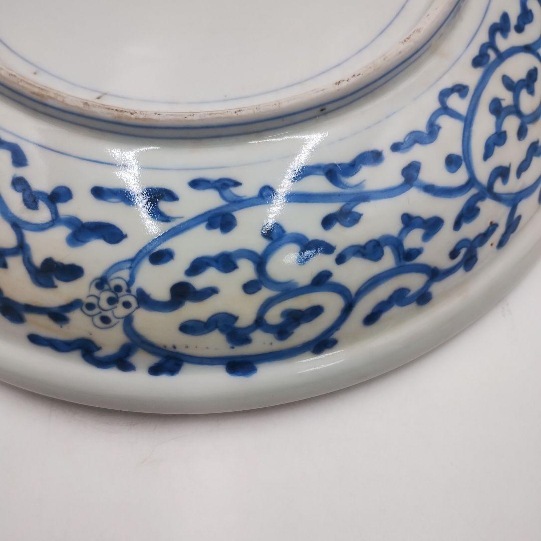 a【！！貴重！！】 太明成化年製 古伊万里 大皿 大鉢 食器 江戸時代 江戸食器