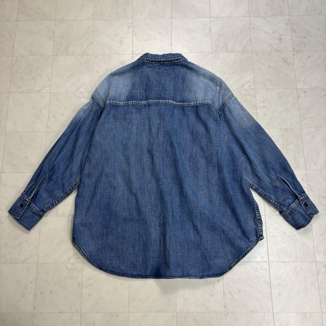 chia ◡̈♡です★美品★24AW ライトオンスデニムシャツ