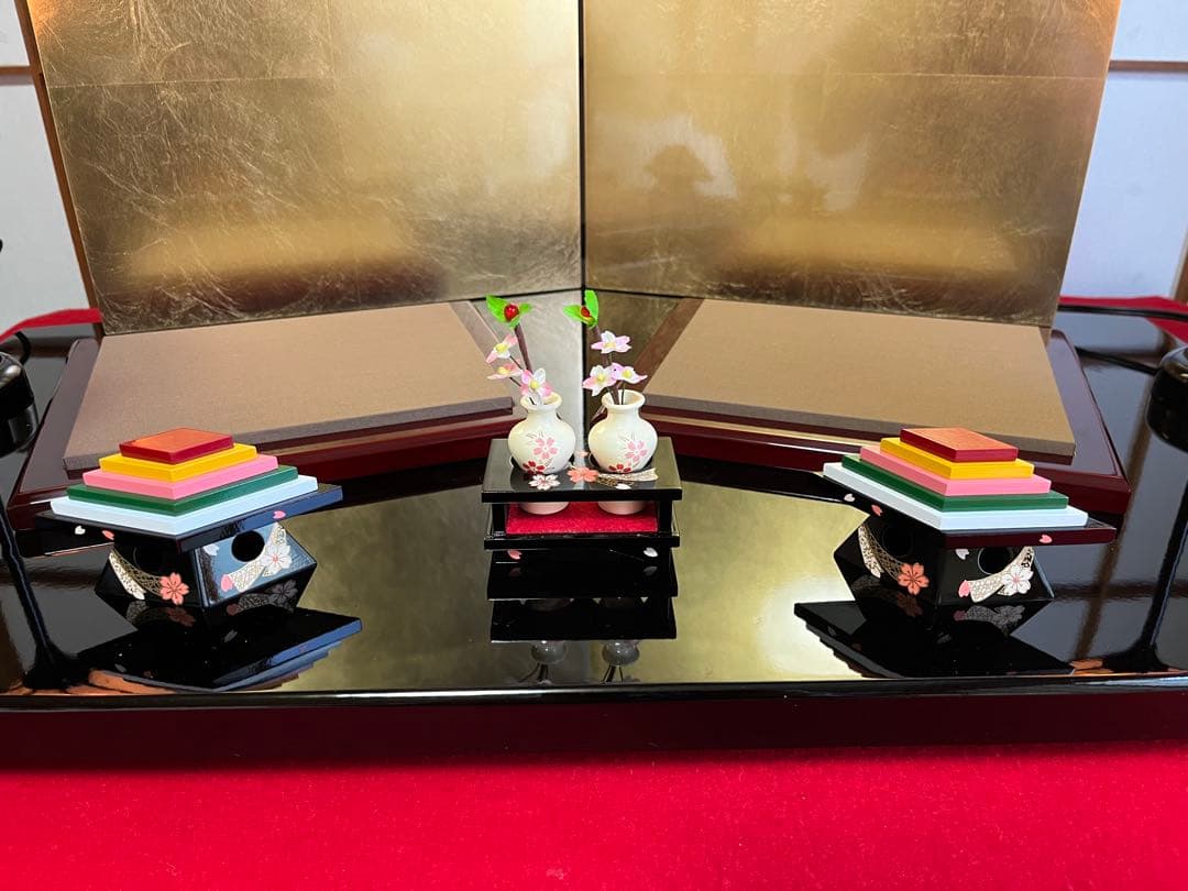 親王飾り　1216 五角形飾り台セット