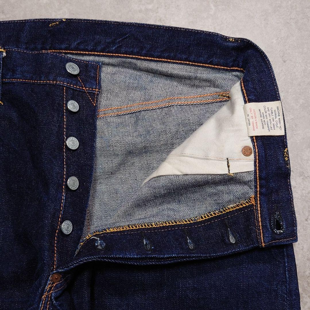 EVISU エヴィス カモメデニム 濃紺 耳付 白カモメ 2001 W36