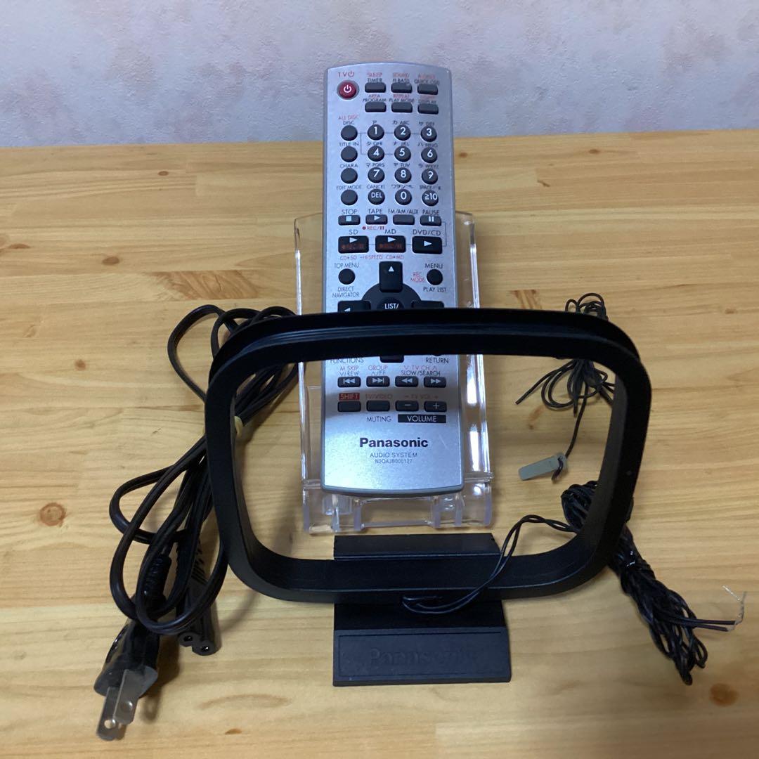 パナソニック システムコンポ　SA-PM910DVD　リモコン・アンテナ付