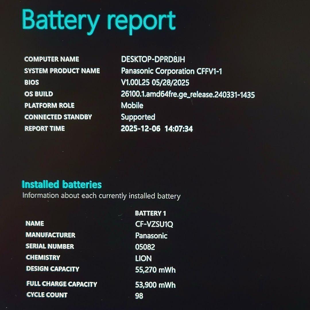 レッツノートCF-FV1★16G★新品SSD 1T★Office[262]