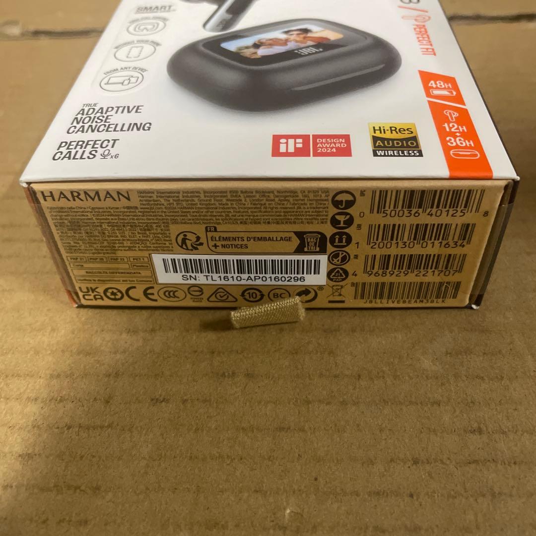 ざっくり工房 専用JBL LIVE BEAM 3 ワイヤレスイヤホン　ブラック