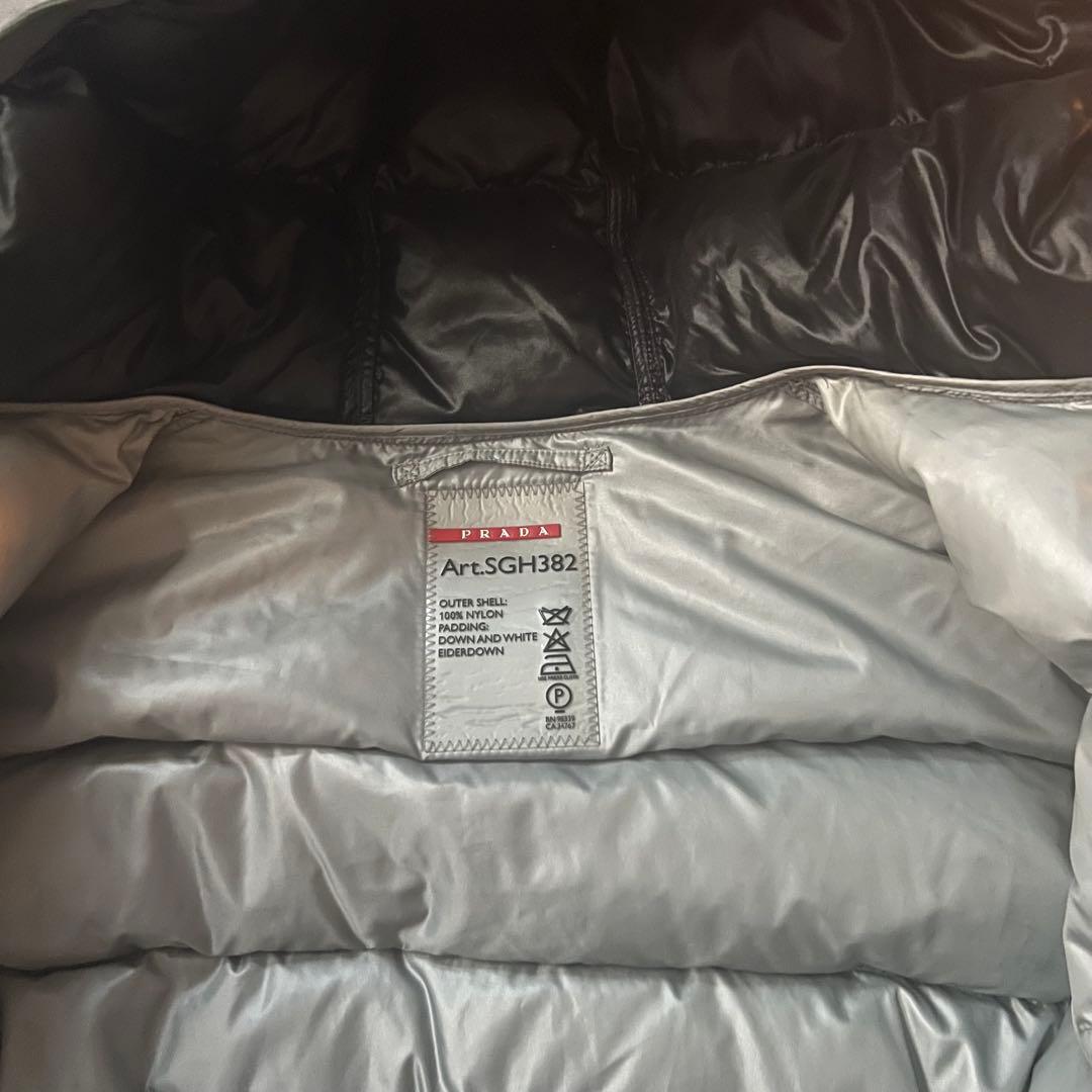 【⭐️超希少⭐️】PRADA プラダ　ダウンジャケット　黒　ブラック　M