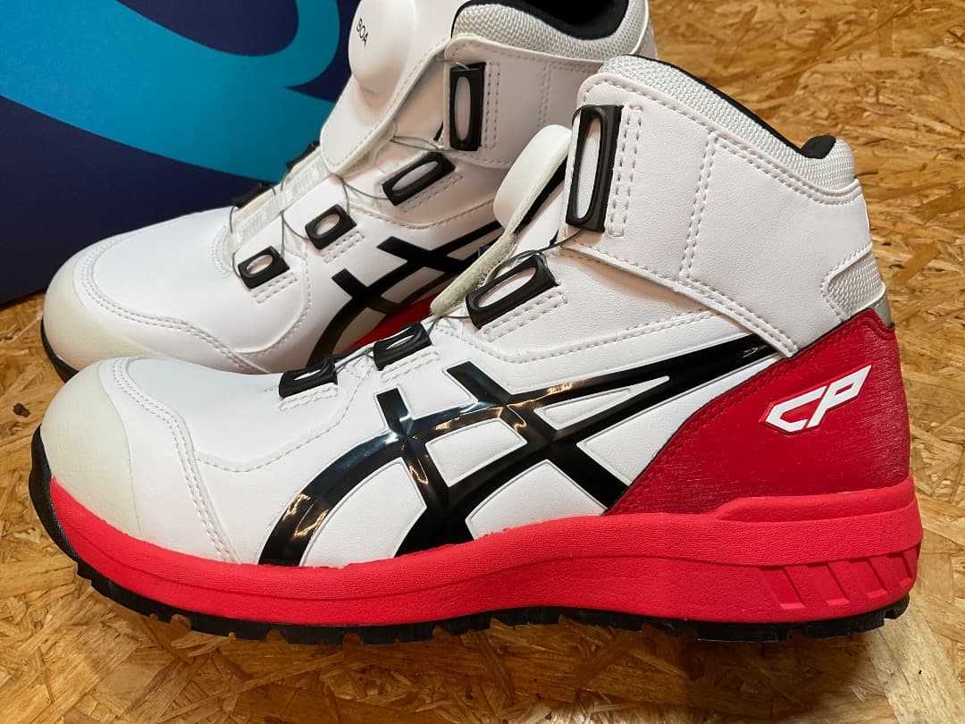 未使用 asics WINJOB CP304 BOA 安全靴 24.5 WIDE