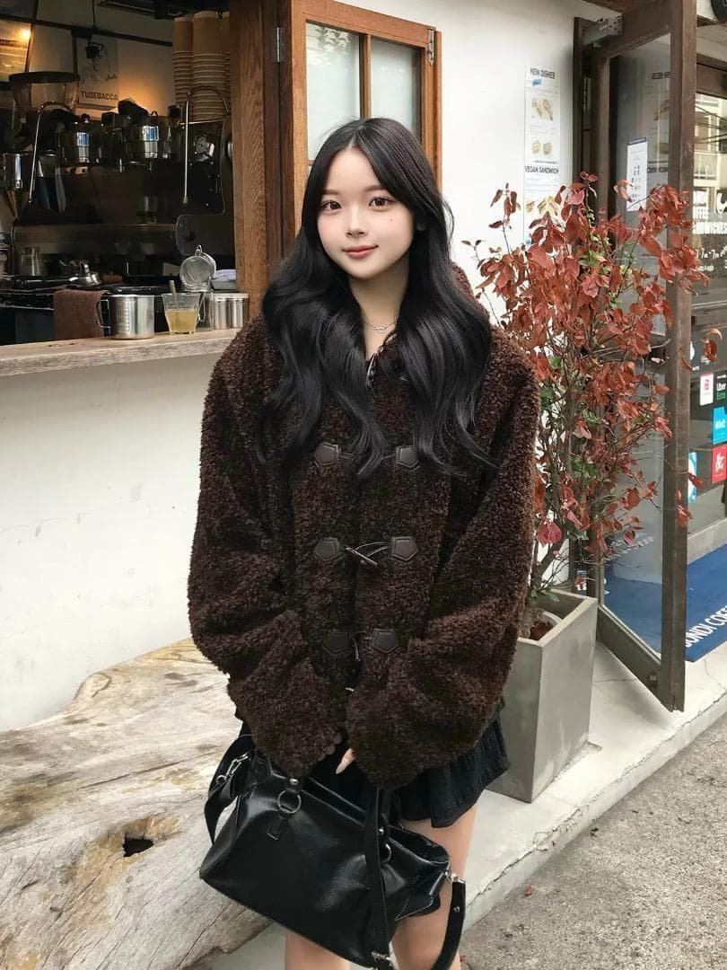 ゆここさん専用 プードルファータッチボタンコート