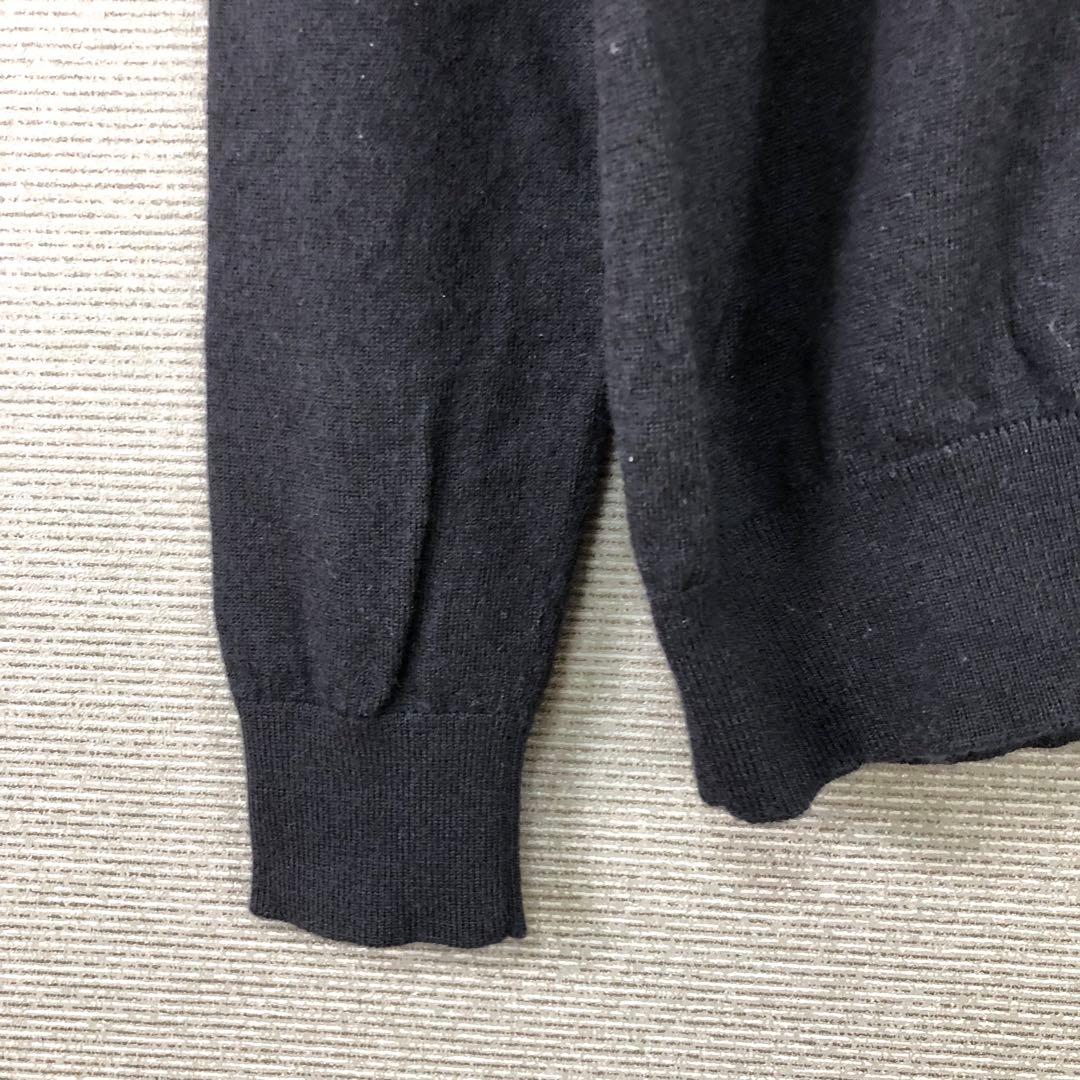 PEARLY GATES ロゴ 長袖ニット 4 ブラック