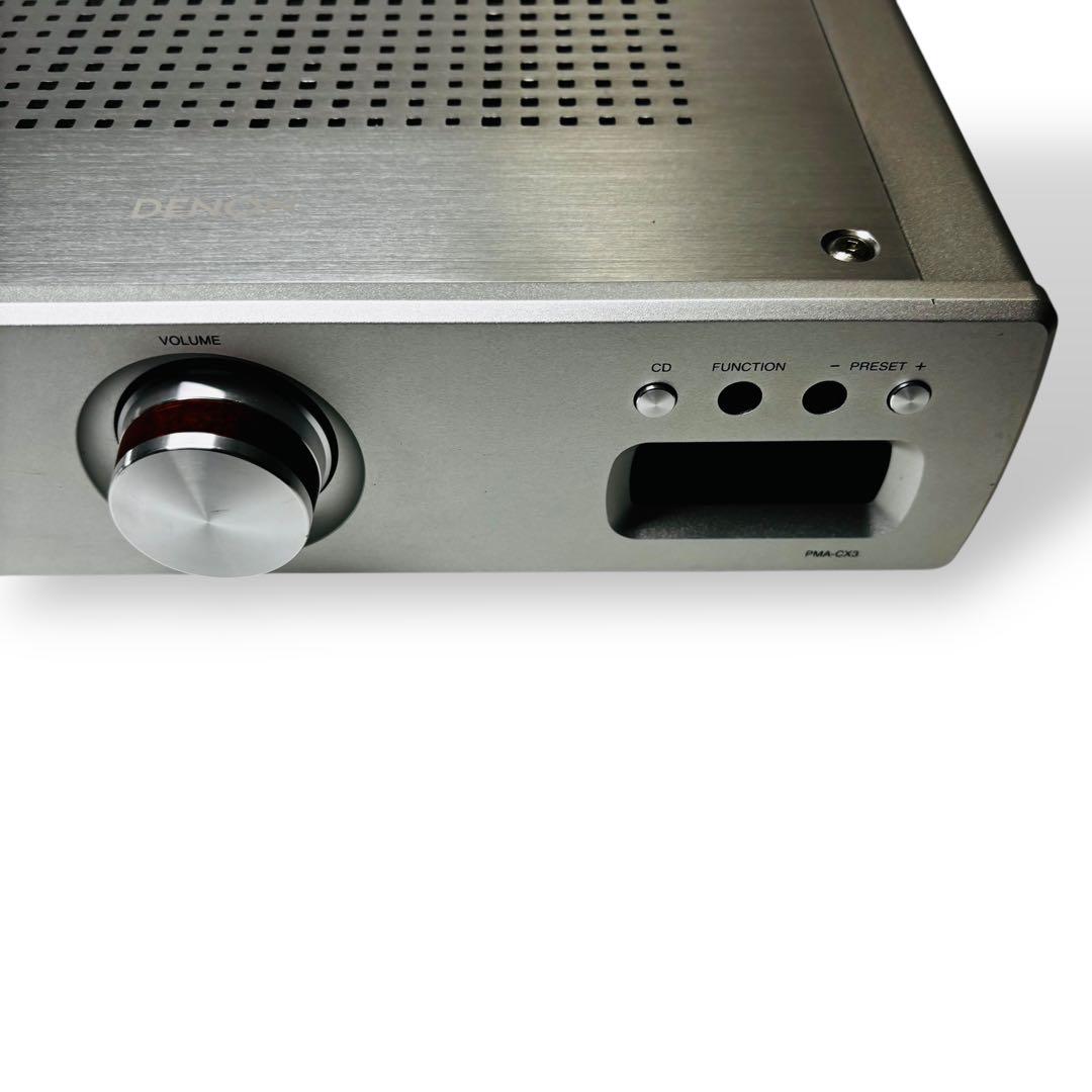 デノン DENON PMA-CX3 プリメインアンプ レシーバー シルバー