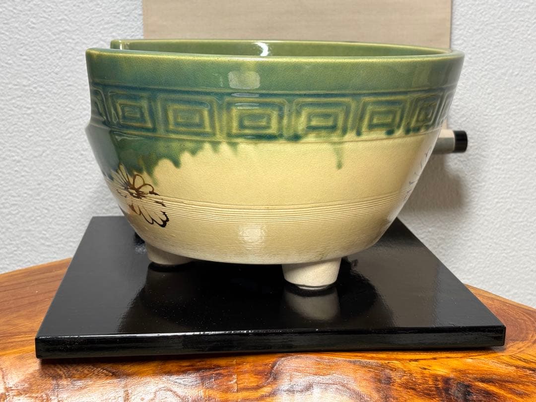 風炉型電熱器 野々田式 織部 道安型 炉用炭型電熱器