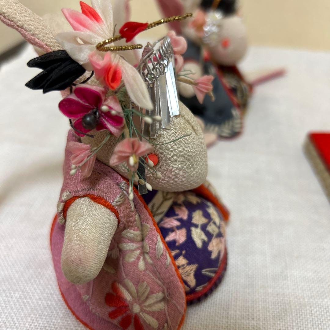 栗崎和風さんのうさぎ雛　色々セット　検辻村寿三郎